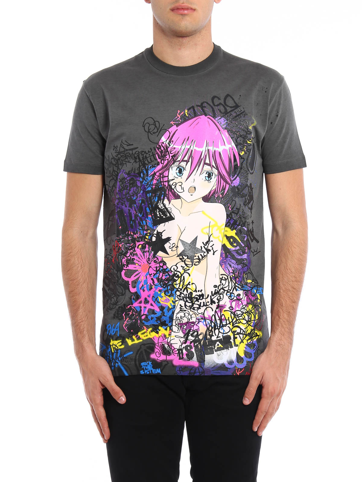 dsquared anime shirt