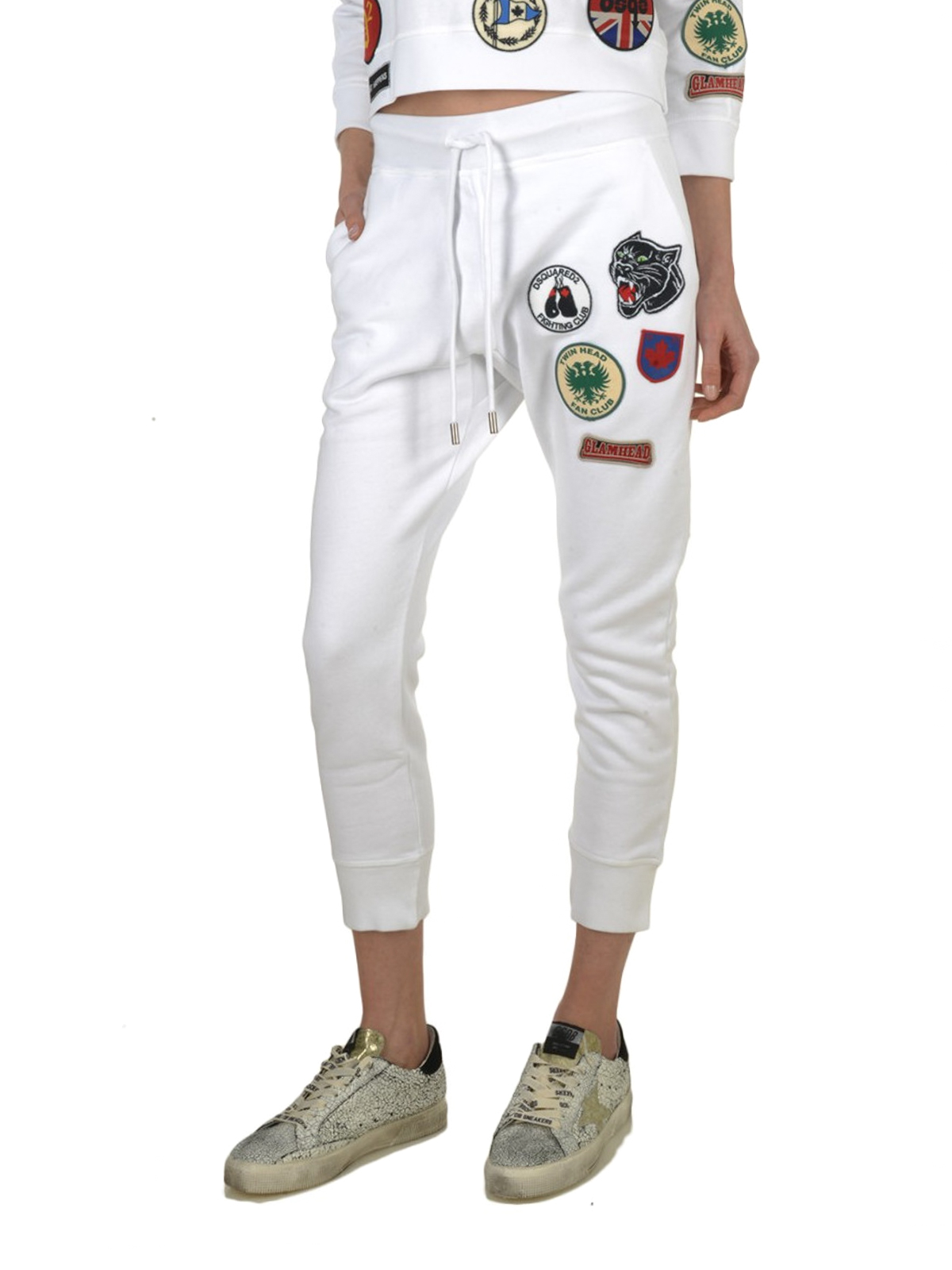 Pantalones deportivos Pantalón Chándal Blanco Para Mujer - S72KA0697S25030100