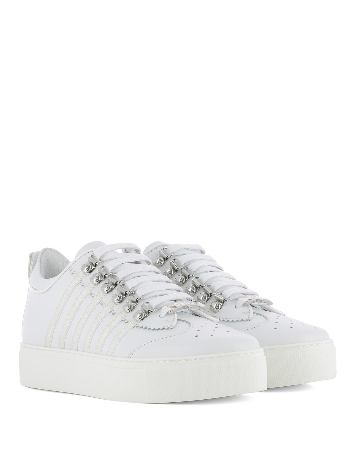 dsquared2 striped sneakers