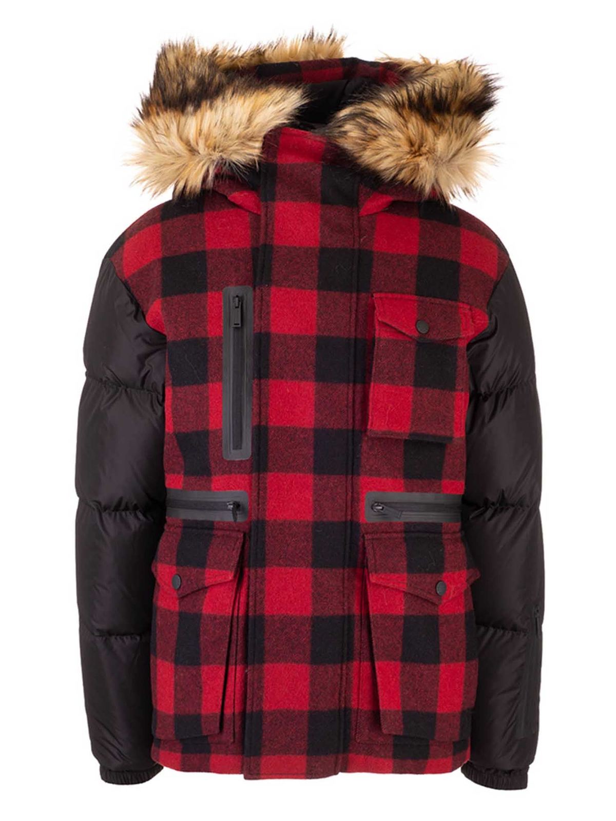 Dsquared2 - Checkered ski down jacket 