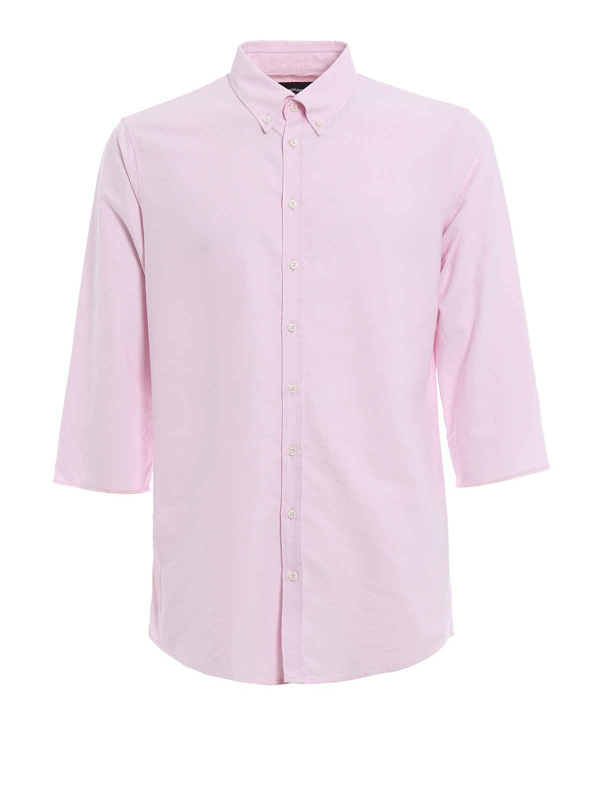 for Men Mens Shirts DSquared² Shirts Purple DSquared² Logo Cotton Poplin Shirt in Pink 