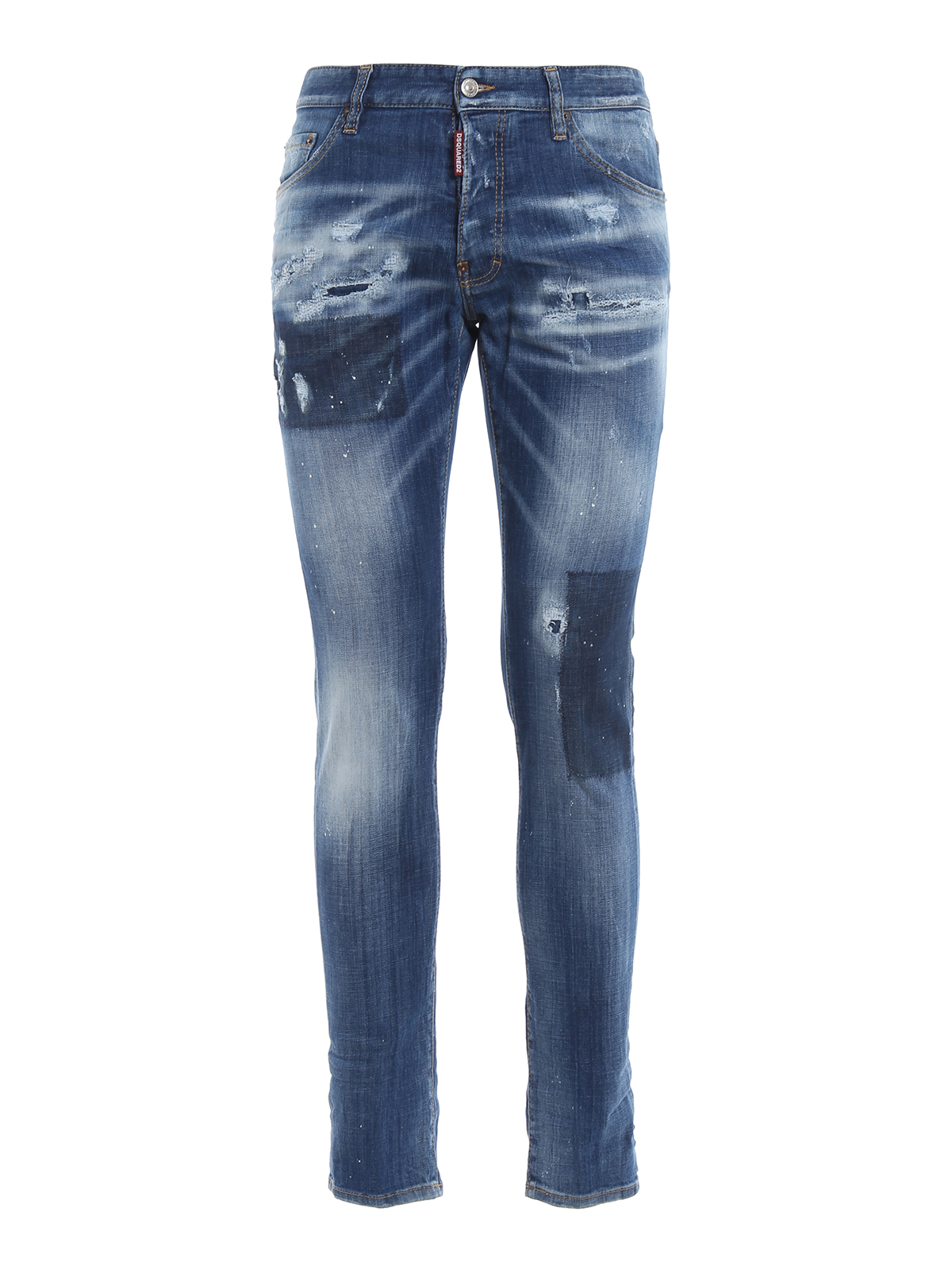 Prestige royalty debat Skinny jeans Dsquared2 - Punk Revolution patch Cool Guy jeans -  S71LB0604S30342470