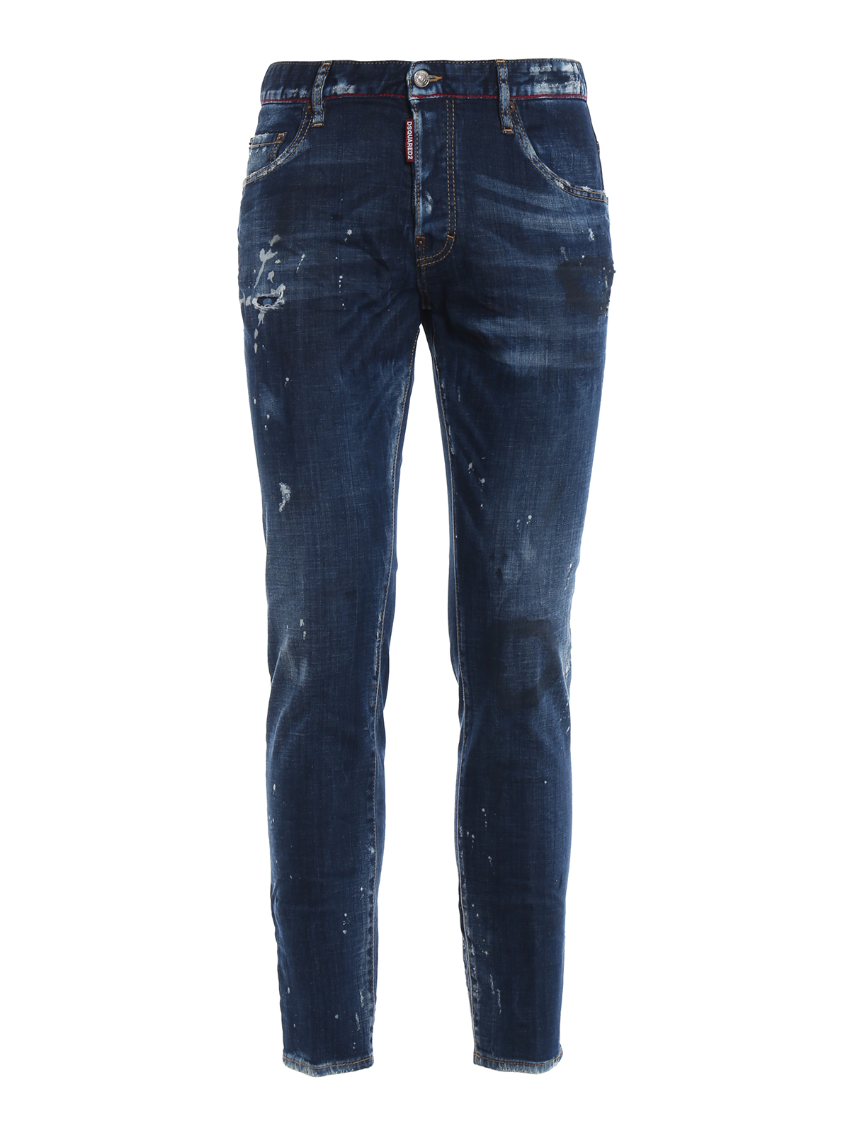 Skinny jeans Dsquared2 - Skater used effect dark wash jeans ...