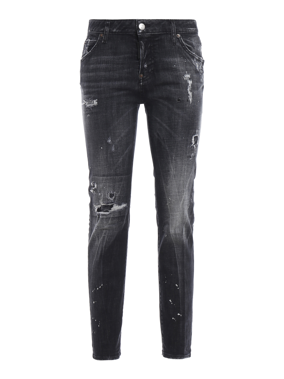 Straight leg jeans Dsquared2 - Cool Girl stretch cotton denim jeans ...