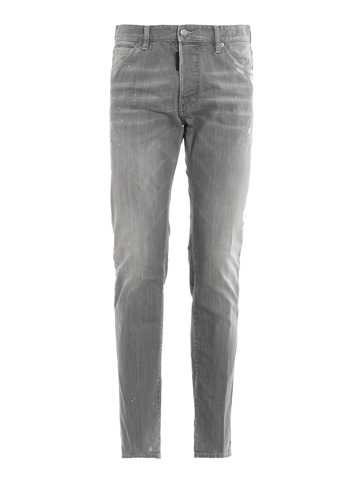 Straight leg jeans Dsquared2 - Grey denim Cool Guy jeans ...