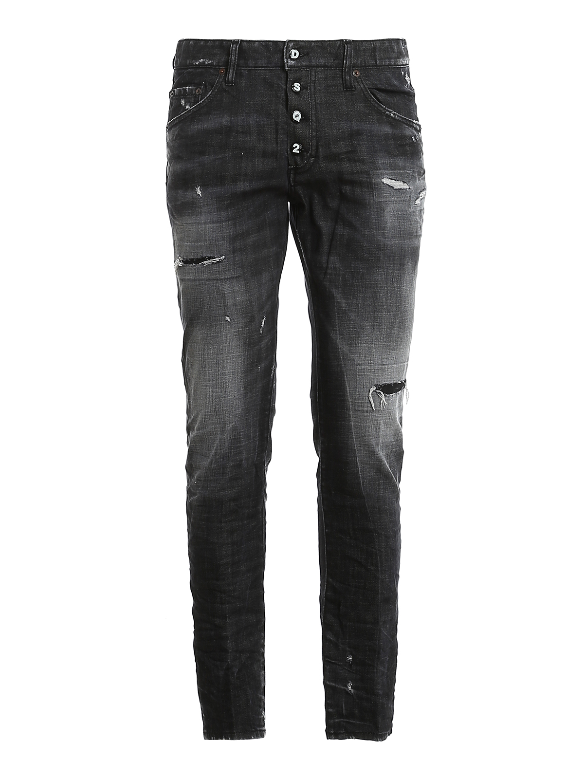 Straight leg jeans Dsquared2 - Skater ripped jeans - S74LB0783S30357900