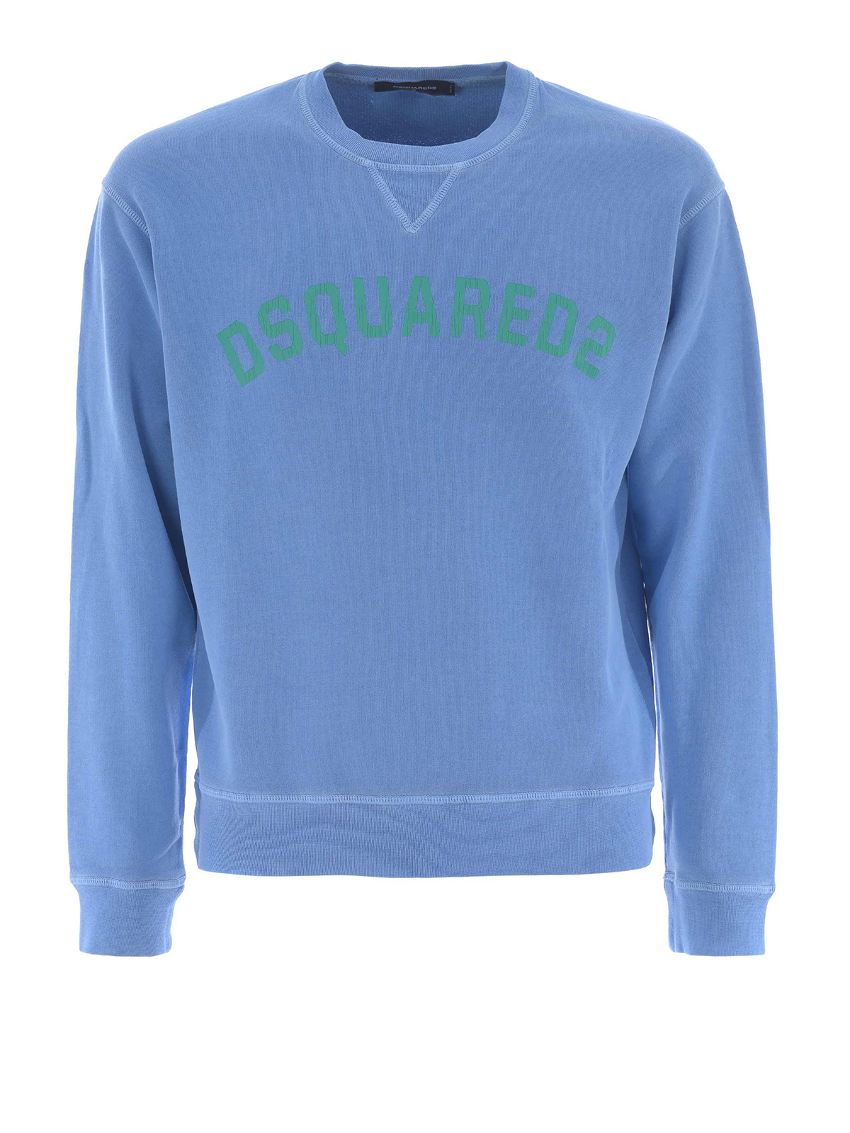 Download Dsquared2 - Logo print light blue sweatshirt - Sweatshirts ...