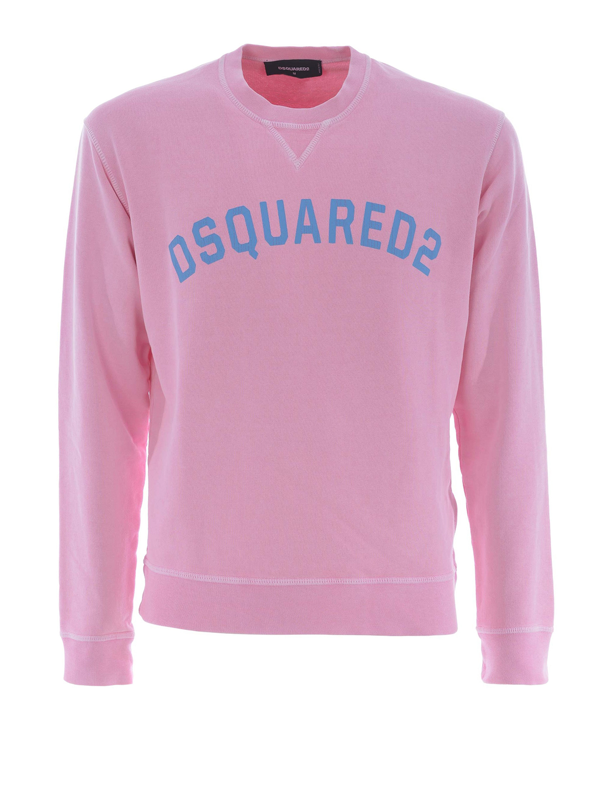 Dsquared2 - Felpa in cotone rosa con logo - Felpe e maglie -  S71GU0221S25030237