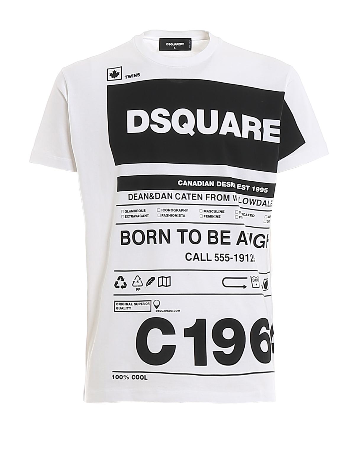 Tシャツ Dsquared2 - Tシャツ - 白 - S74GD0697S22427100 | iKRIX.com