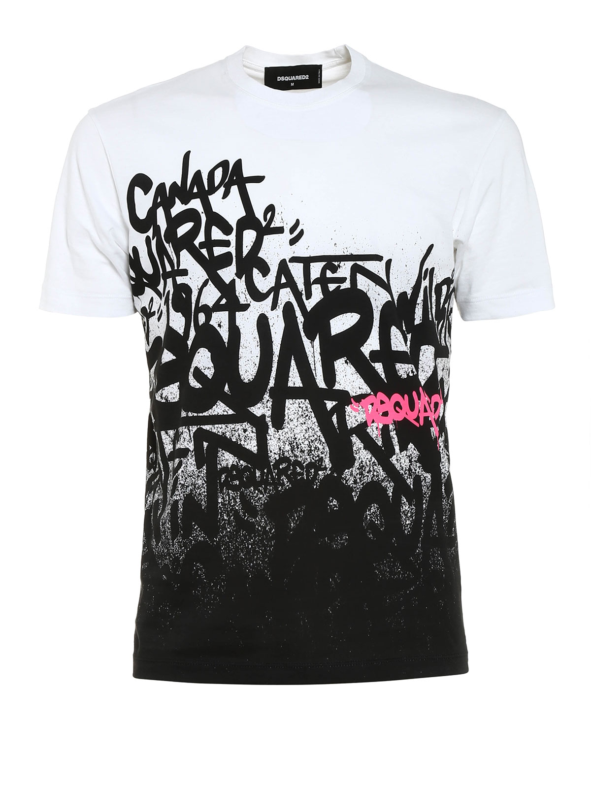 Dsquared2 - Cotton printed T-shirt - t-shirts - S74GD0125S22427100