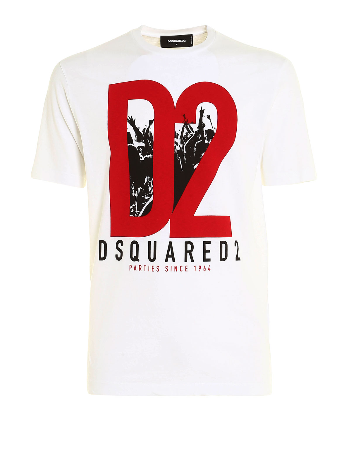 T-shirts Dsquared2 - D2 parties print cotton T-shirt 