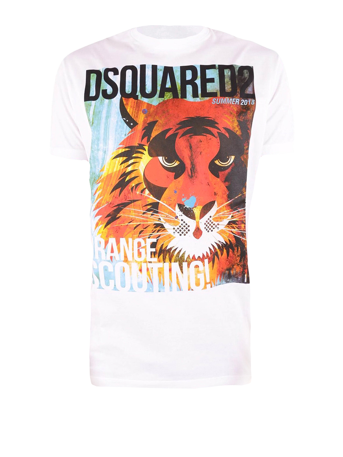 dsquared2 t shirt tiger