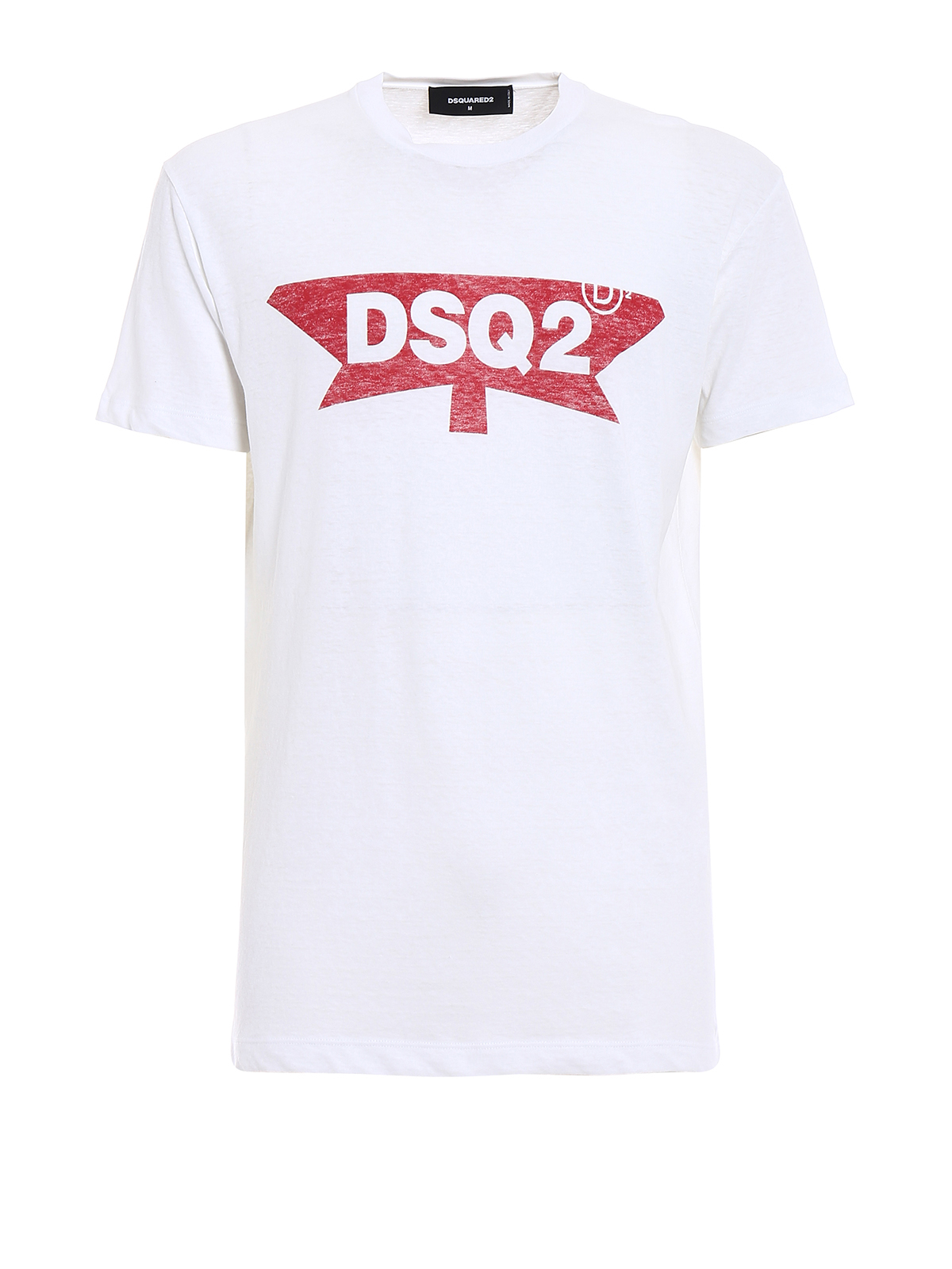 T-shirts Dsquared2 - DSQ2 print melange cotton T-shirt - S71GD0596S22507100