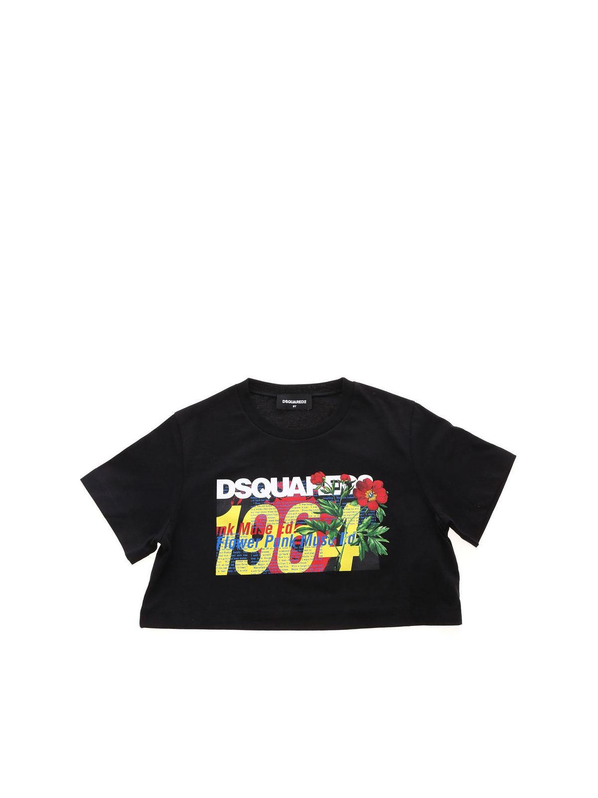 Dsquared2 - Dsquared 1964 crop T-shirt 