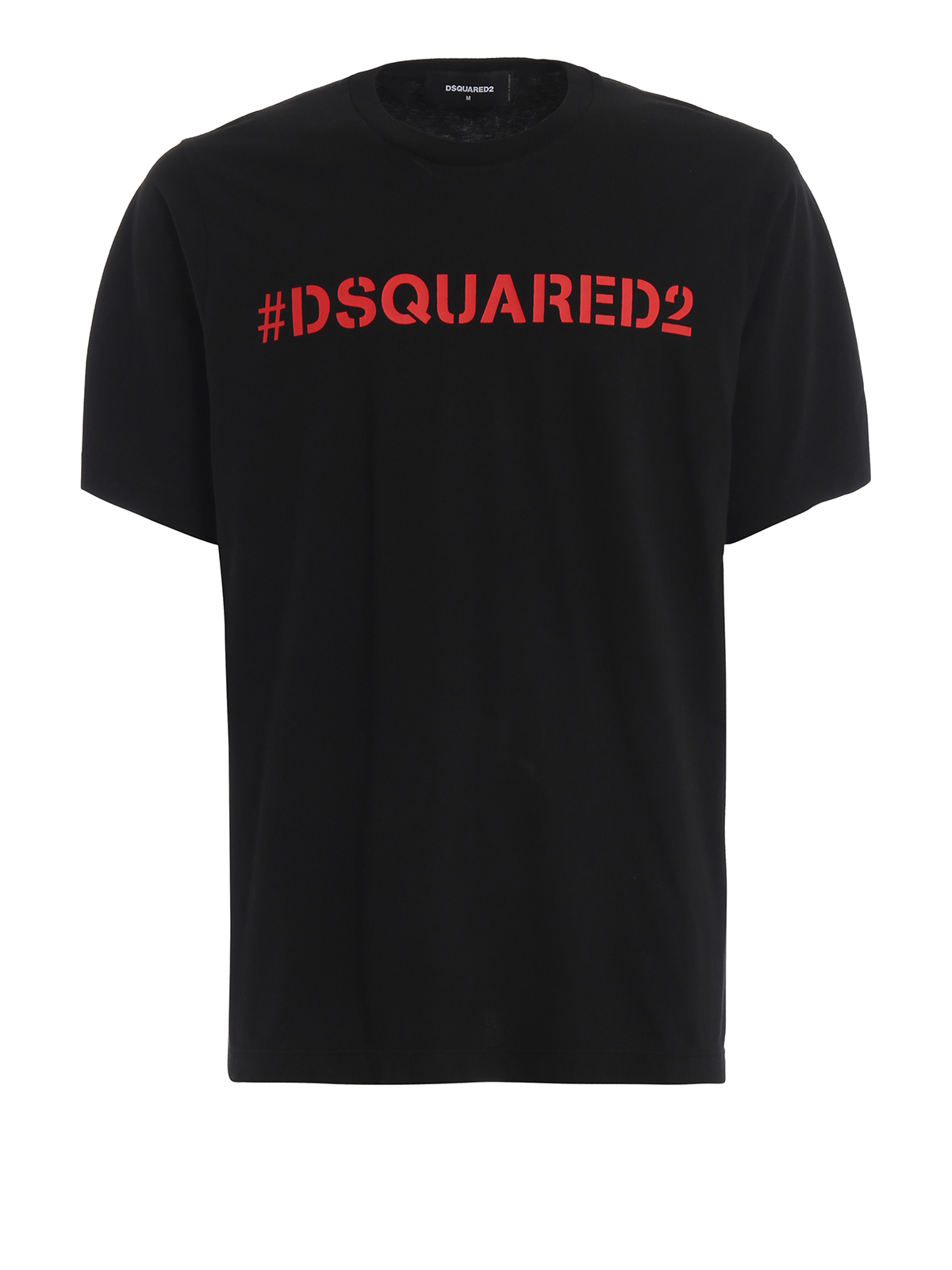 T-shirts Dsquared2 - #DSQUARED2 print black T-shirt - S74GD0535S20694900