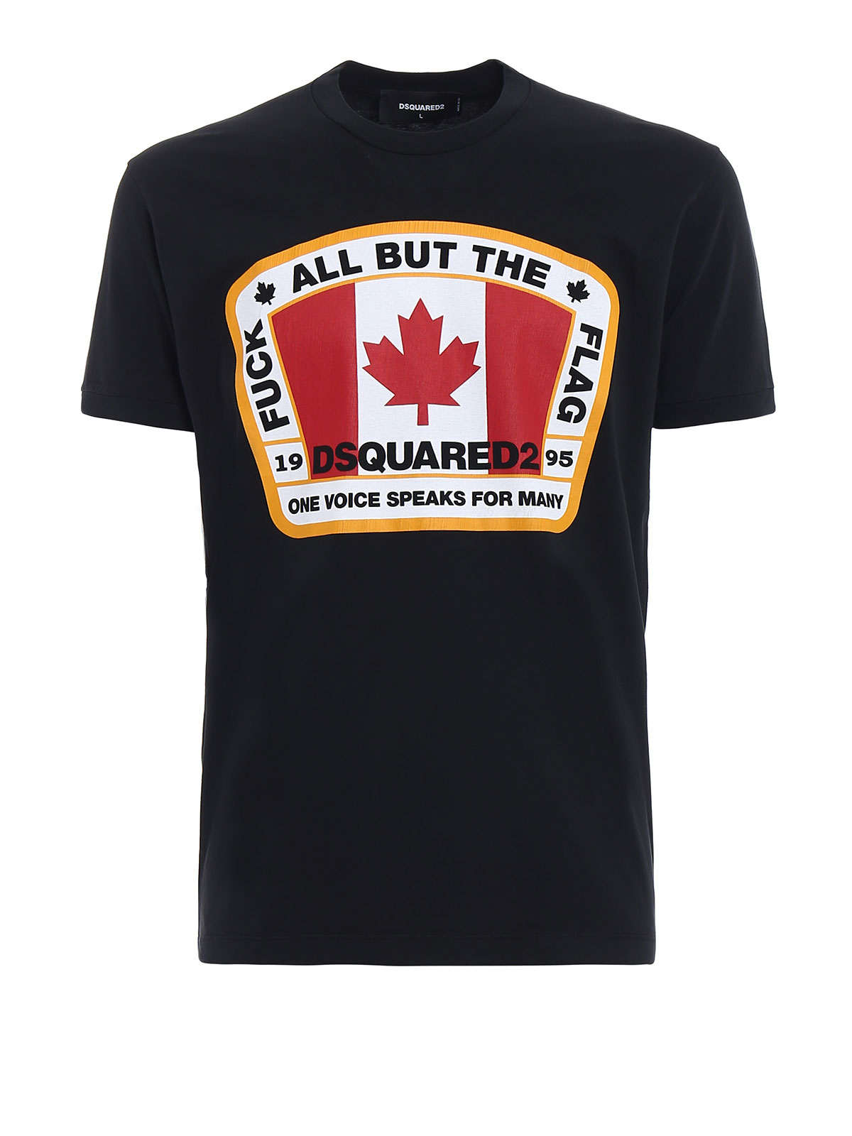 dsquared2 flag shirt