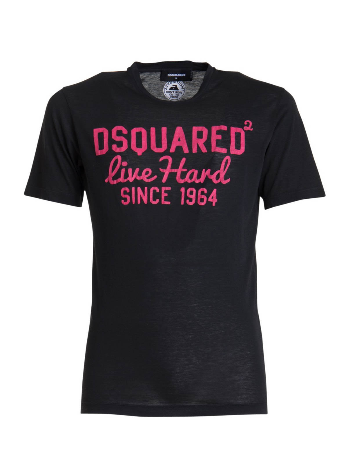 DSQUARED2 T-shirts LOGO PRINT COTTON T-SHIRT