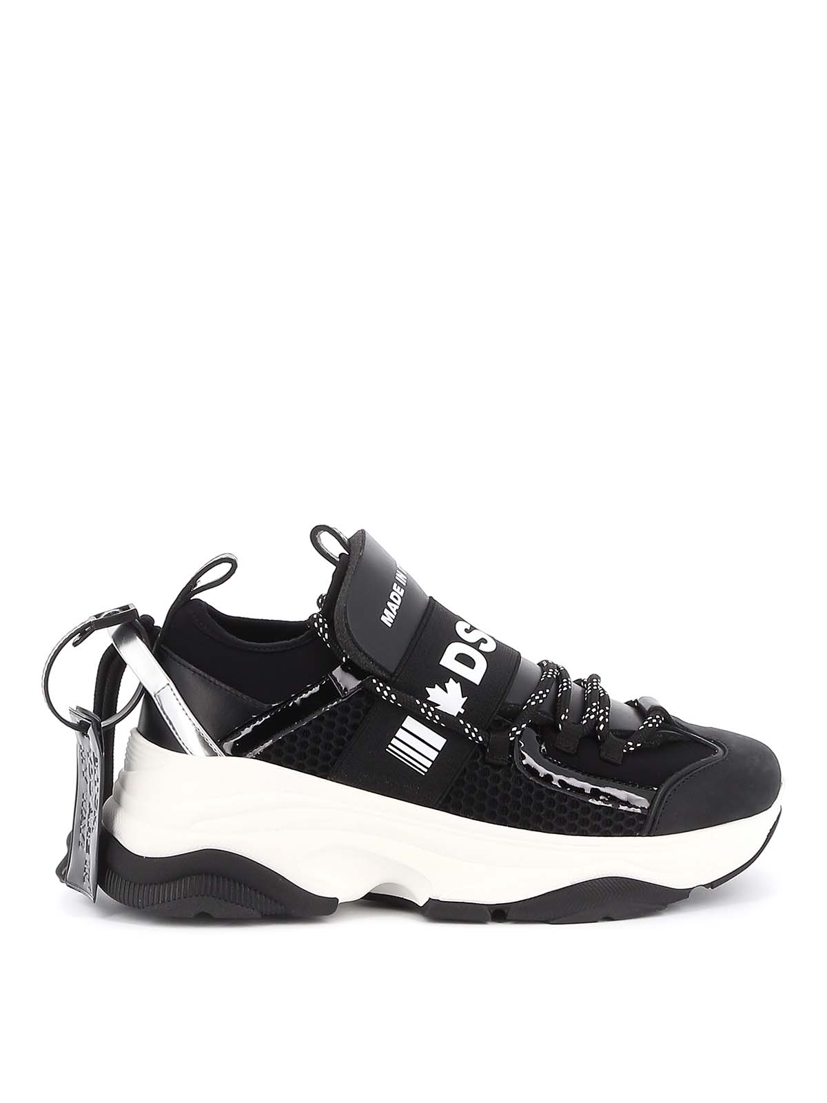 dsquared2 black sneakers