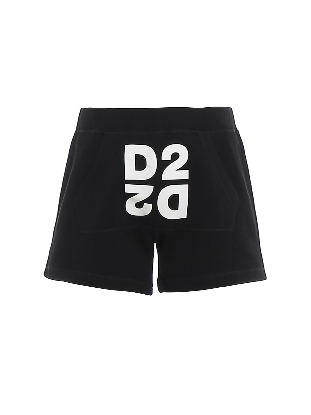 DSQUARED2 LOGO PRINTED SPORTY SHORTS