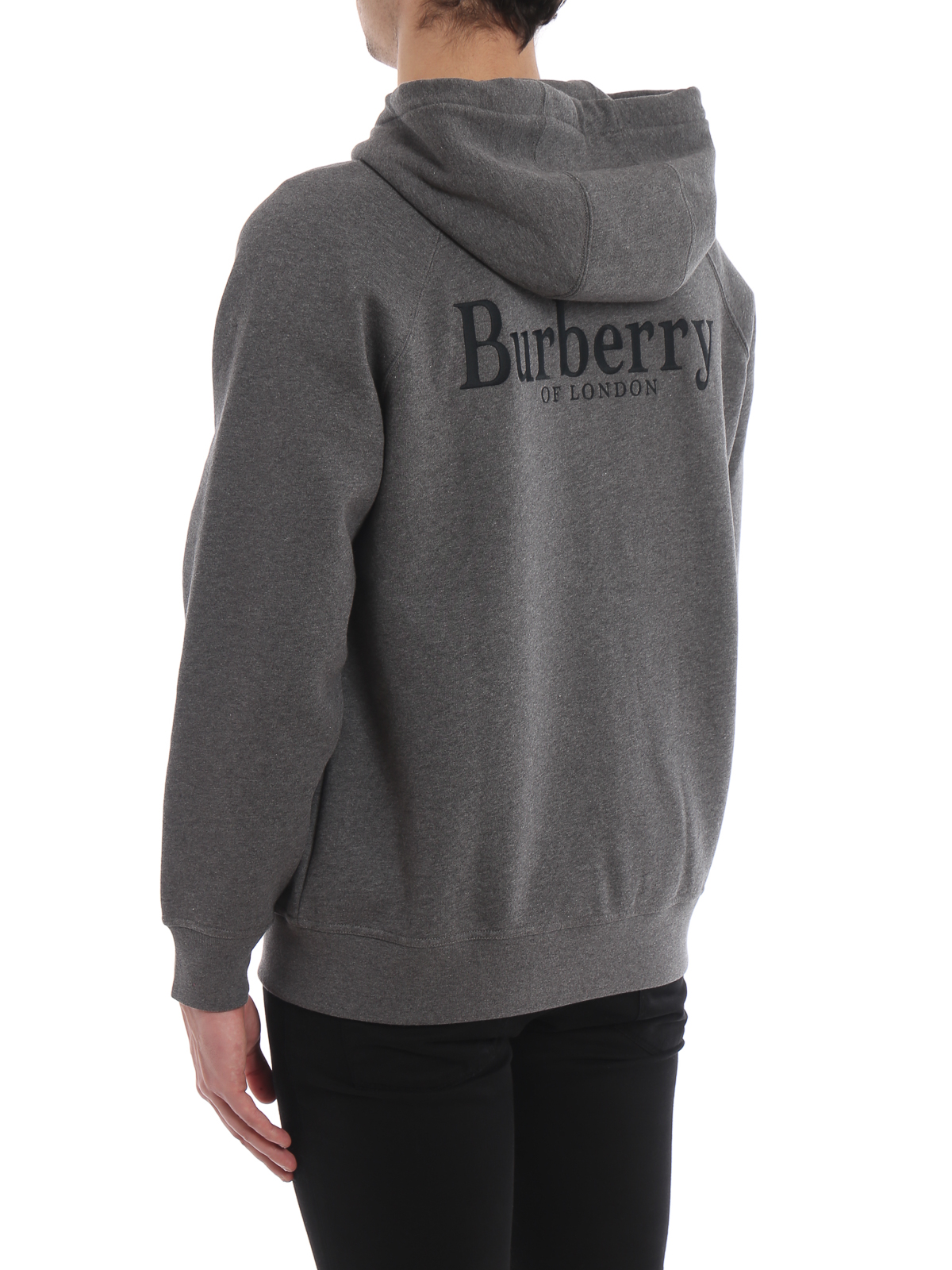 grey burberry sweatshirt