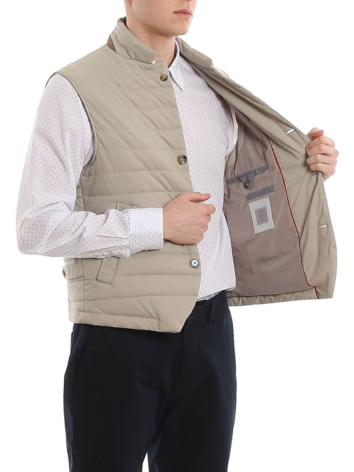 Dwingend analoog Krachtig Padded jackets Eleventy - Matte nylon padded gilet - A75GILA10NYL0A01502