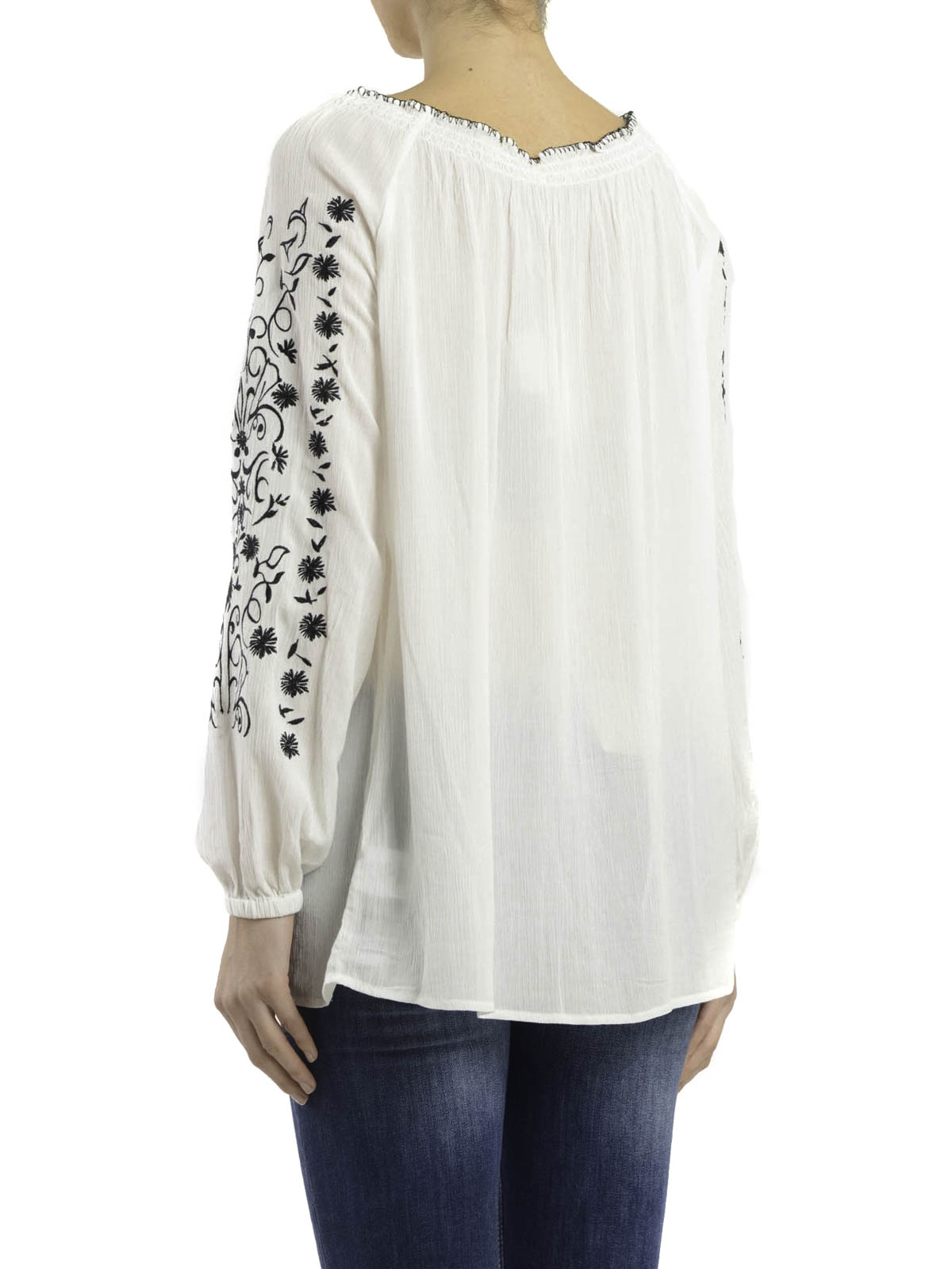 Blouses Tory Burch - Embroidered gauze blouse - 51154610 