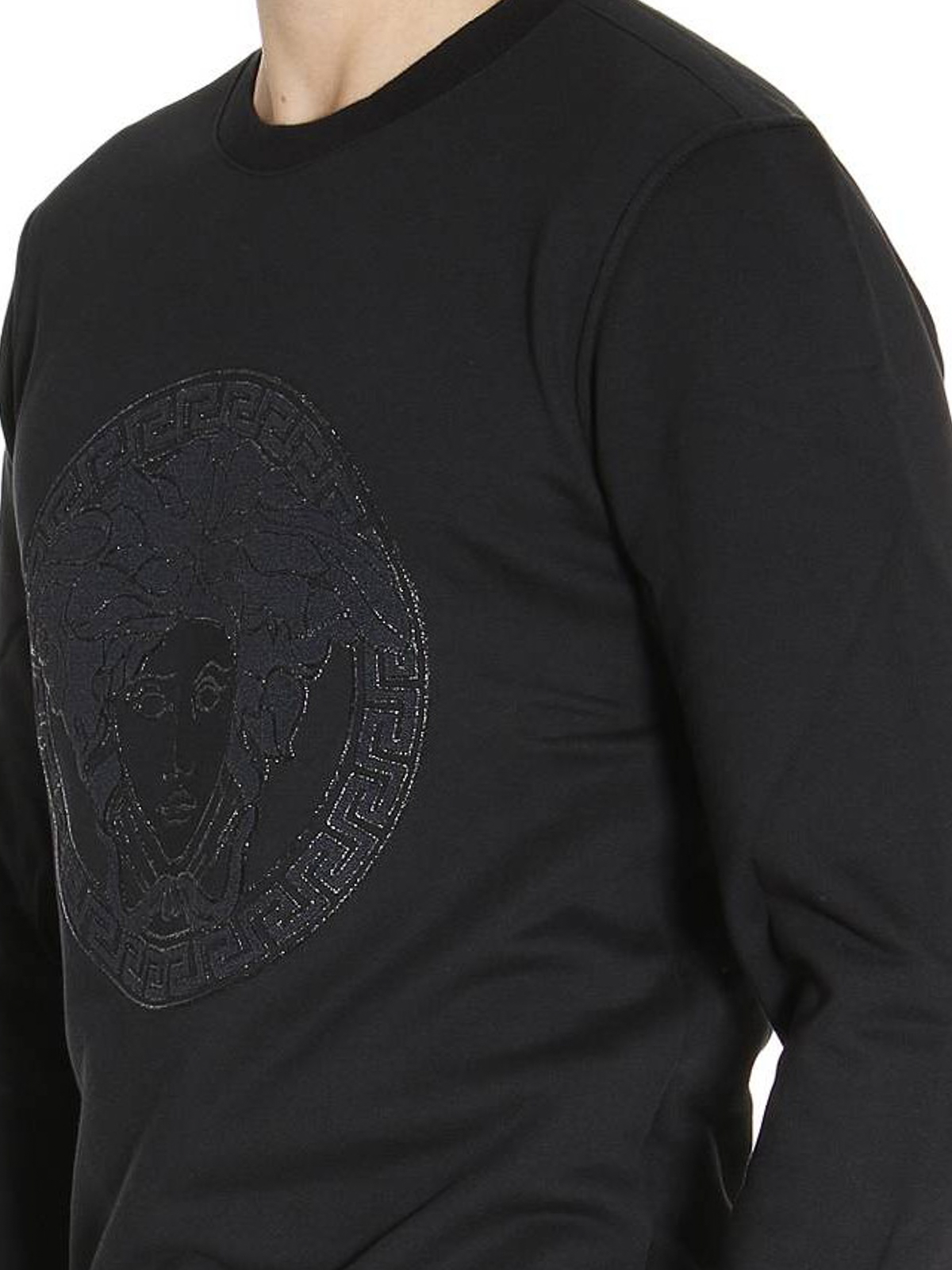 versace embroidered sweatshirt