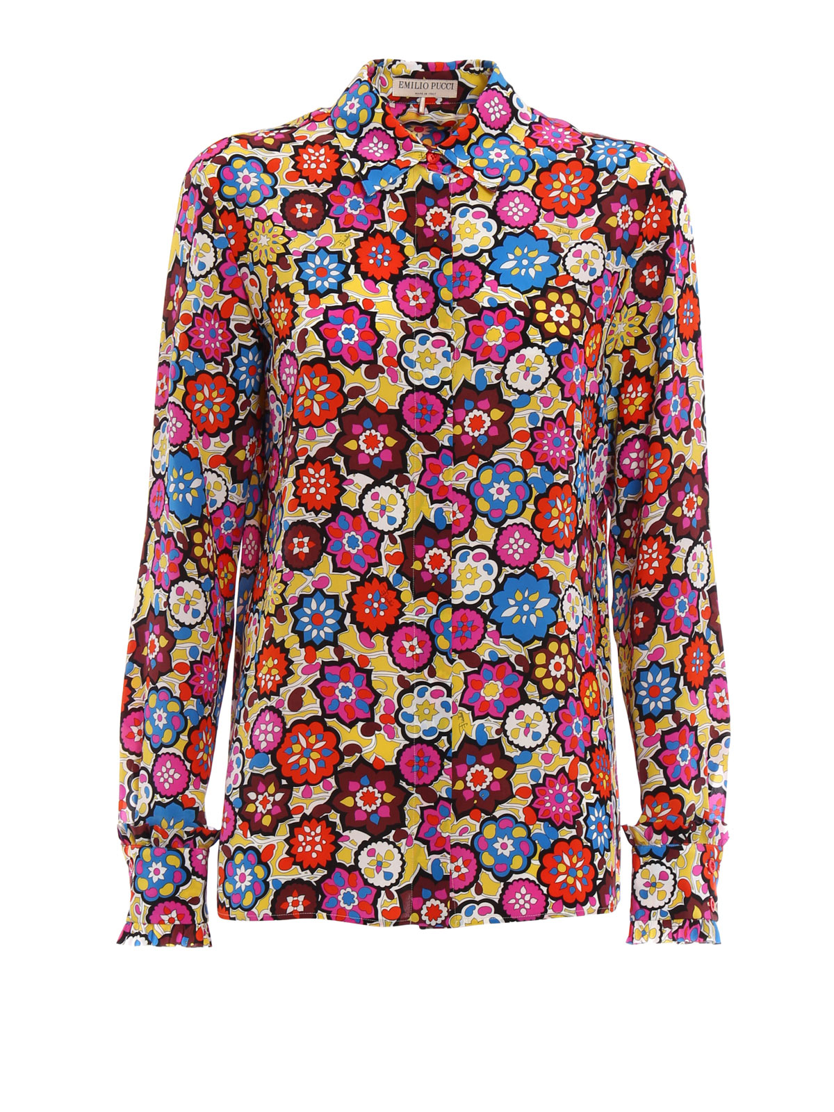Emilio Pucci - Floral print silk shirt - shirts - 61RJ25 61733006