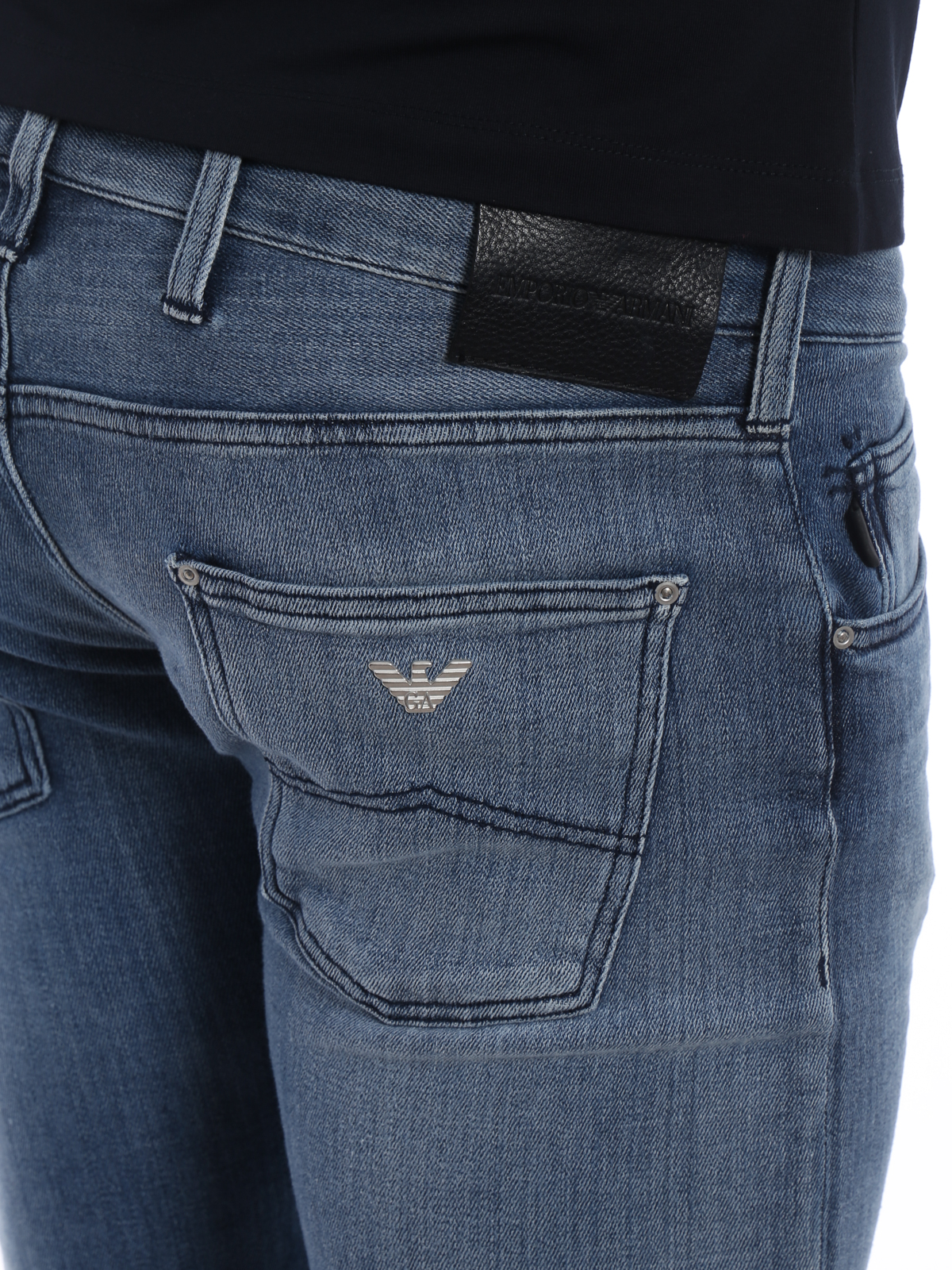 Skinny jeans Emporio Armani - J 20 extra slim stone washed jeans ...
