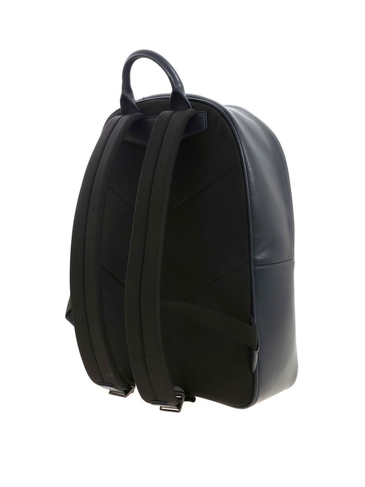 Emporio Armani - Logo backpack in dark blue - backpacks - Y4O264YEW0J80033