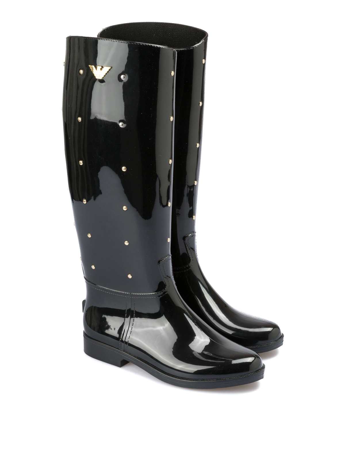 rain boots with studs