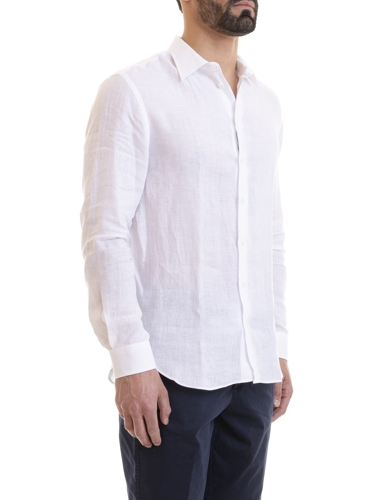 Emporio Armani - White linen shirt 
