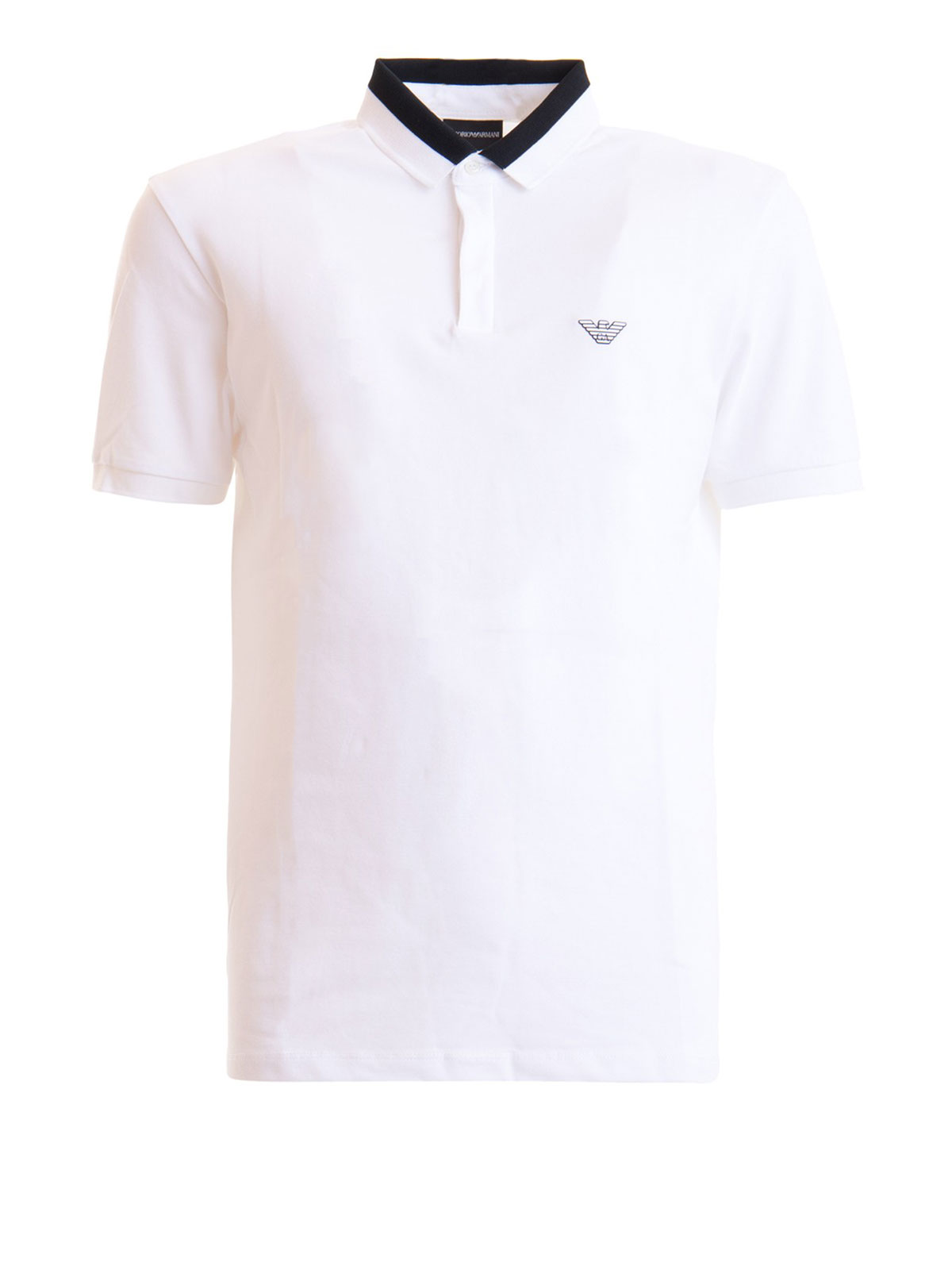 armani white polo