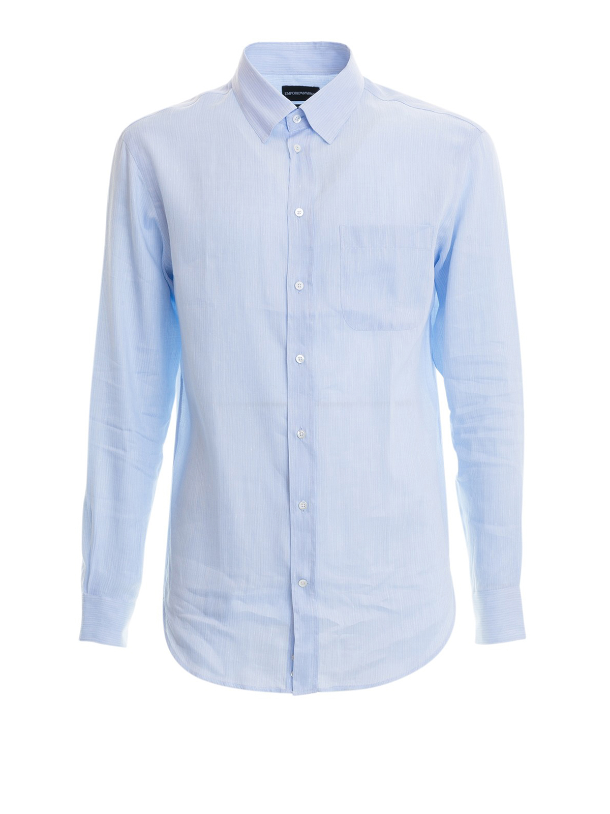 light blue armani shirt