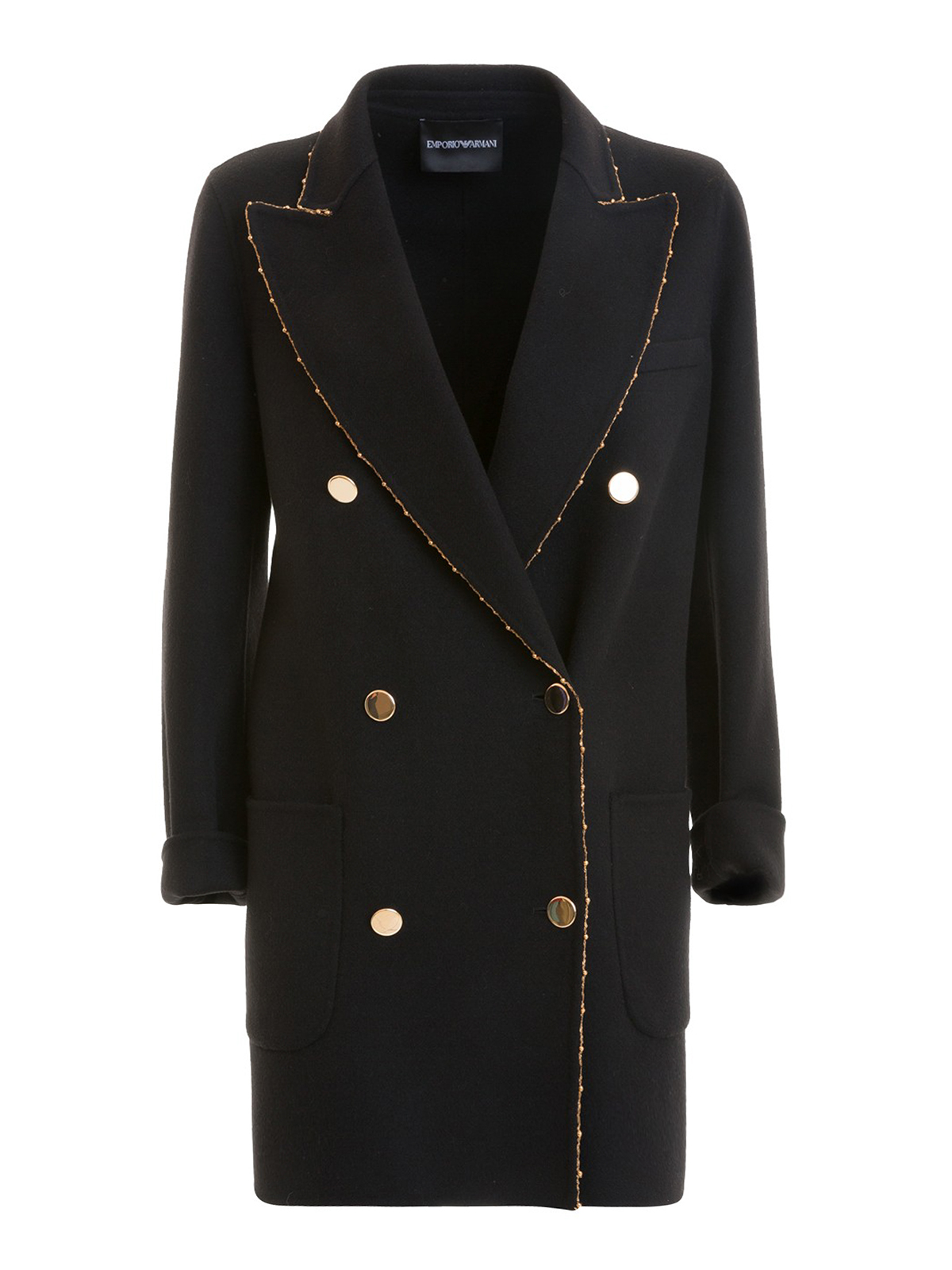 emporio armani wool coat