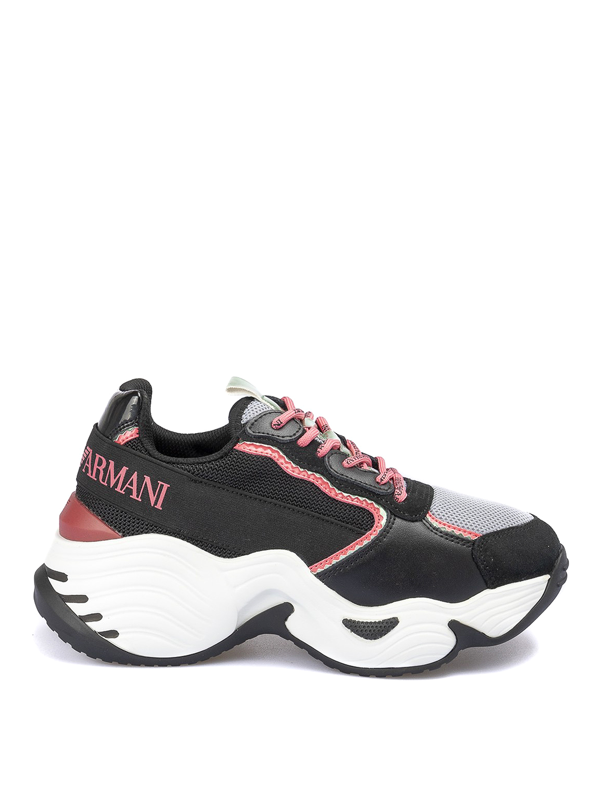 armani shoes black