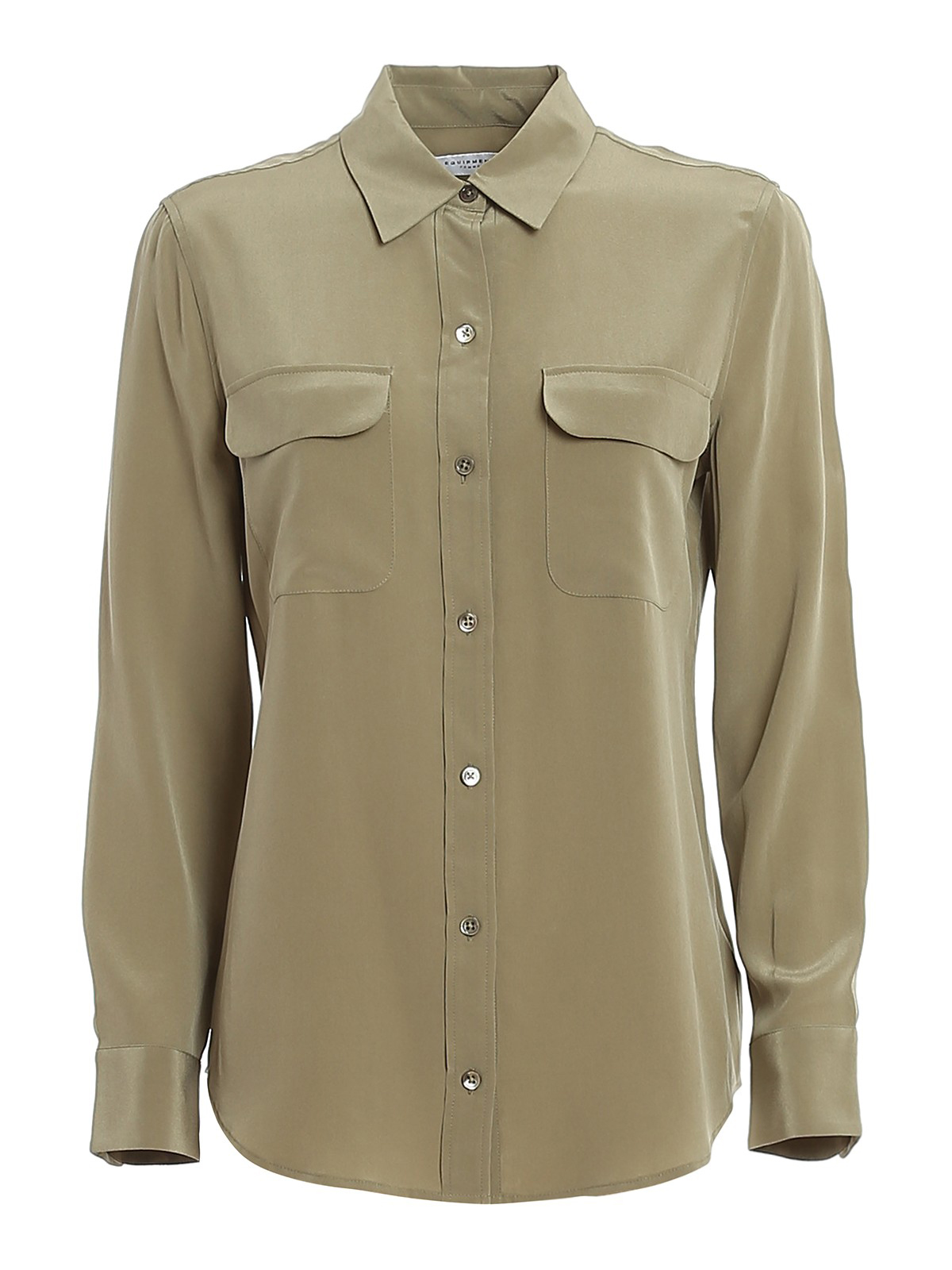 Shirts Equipment - Signature silk shirt - 202Q23E231COVERTGREEN