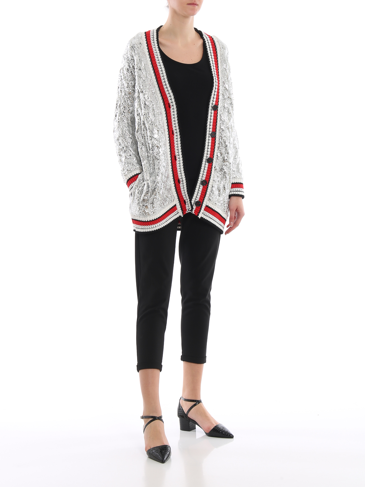 silver cardigans