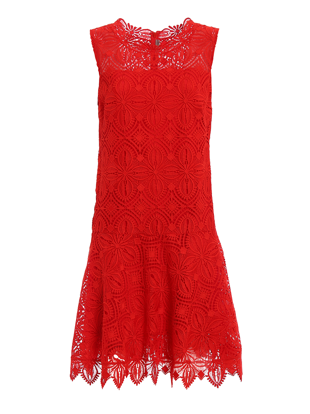 Femme Vêtements Robes Robes courtes et mini Robe courte Synthétique Ermanno Scervino en coloris Rouge 