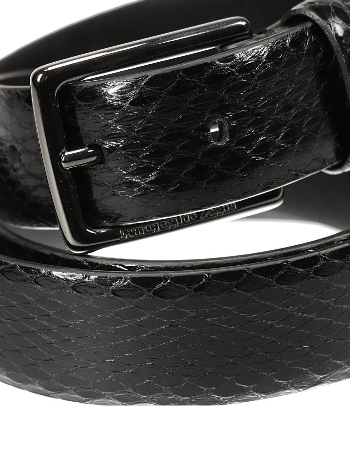 Ermenegildo Zegna - Ayers leather belt - belts - BAYTPU9RW1 | iKRIX.com