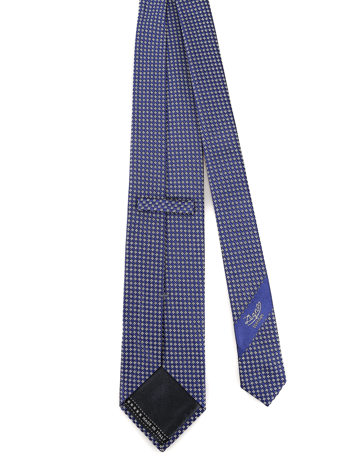 Ermenegildo Zegna Andere materialien krawatte in Blau für Herren Herren Accessoires Krawatten 