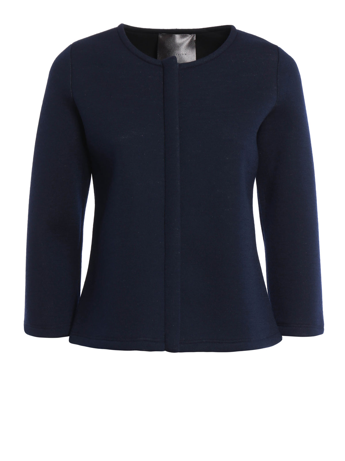 Casual jackets Es' Givien - Neoprene effect wool blend jacket - ES2127W005