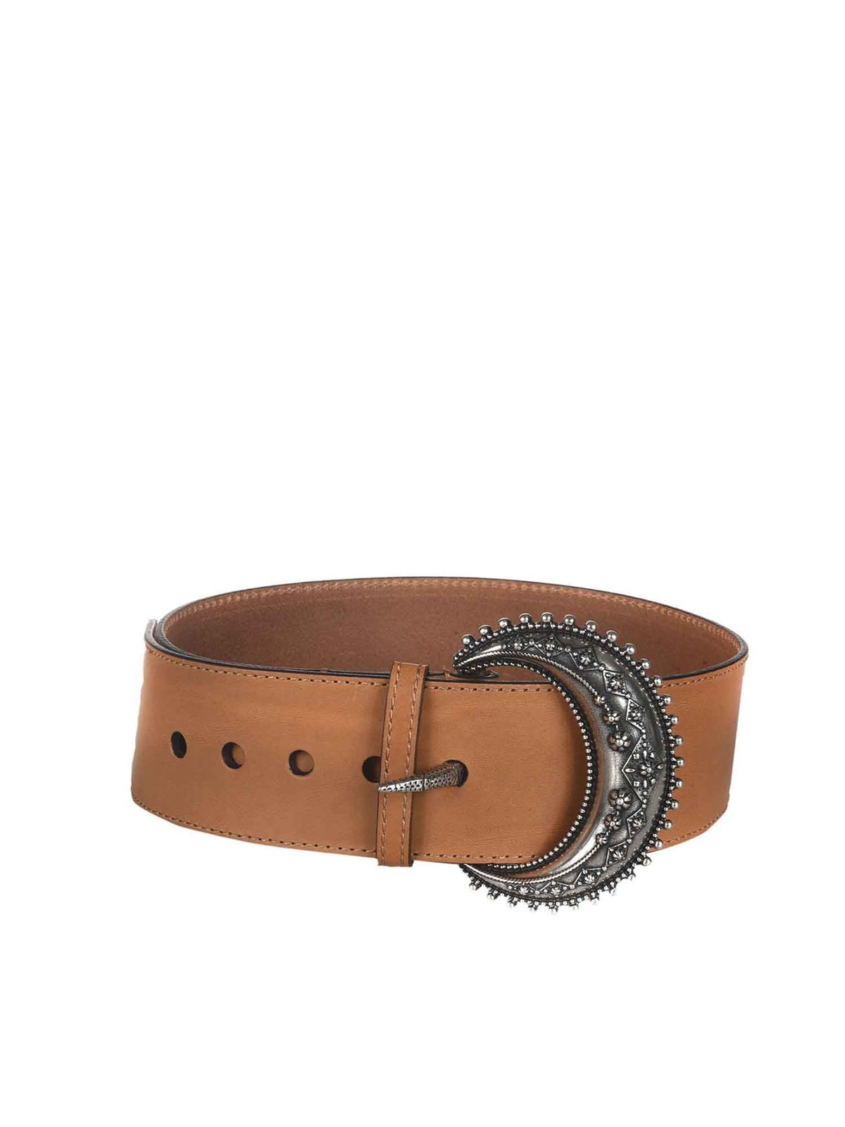 Belts Etro - Decorated buckle belt in brown - 1N1722410155 | iKRIX.com