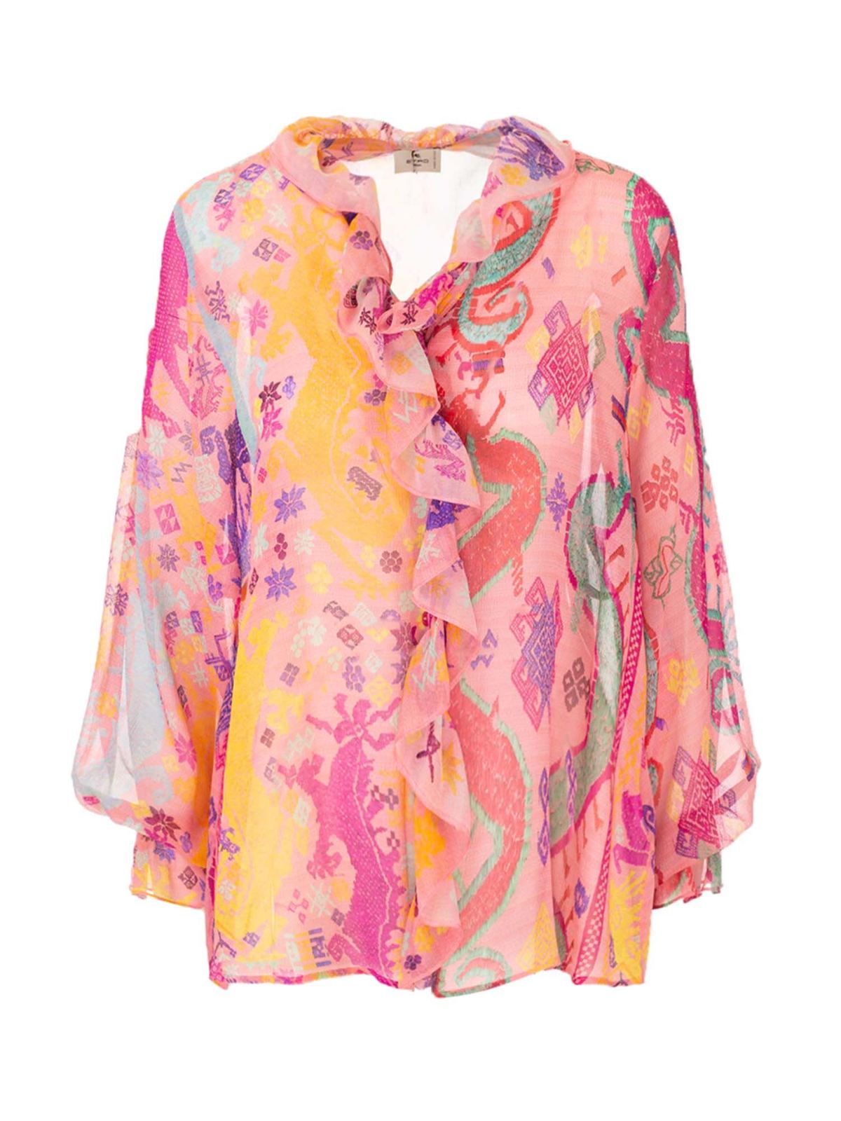 Blouses Etro - Silk blouse in multicolor - 1431642790650 | iKRIX.com