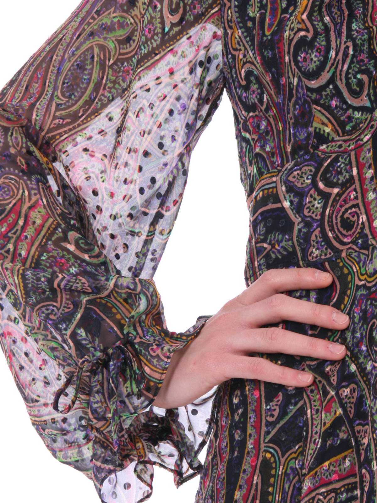 etro silk dress