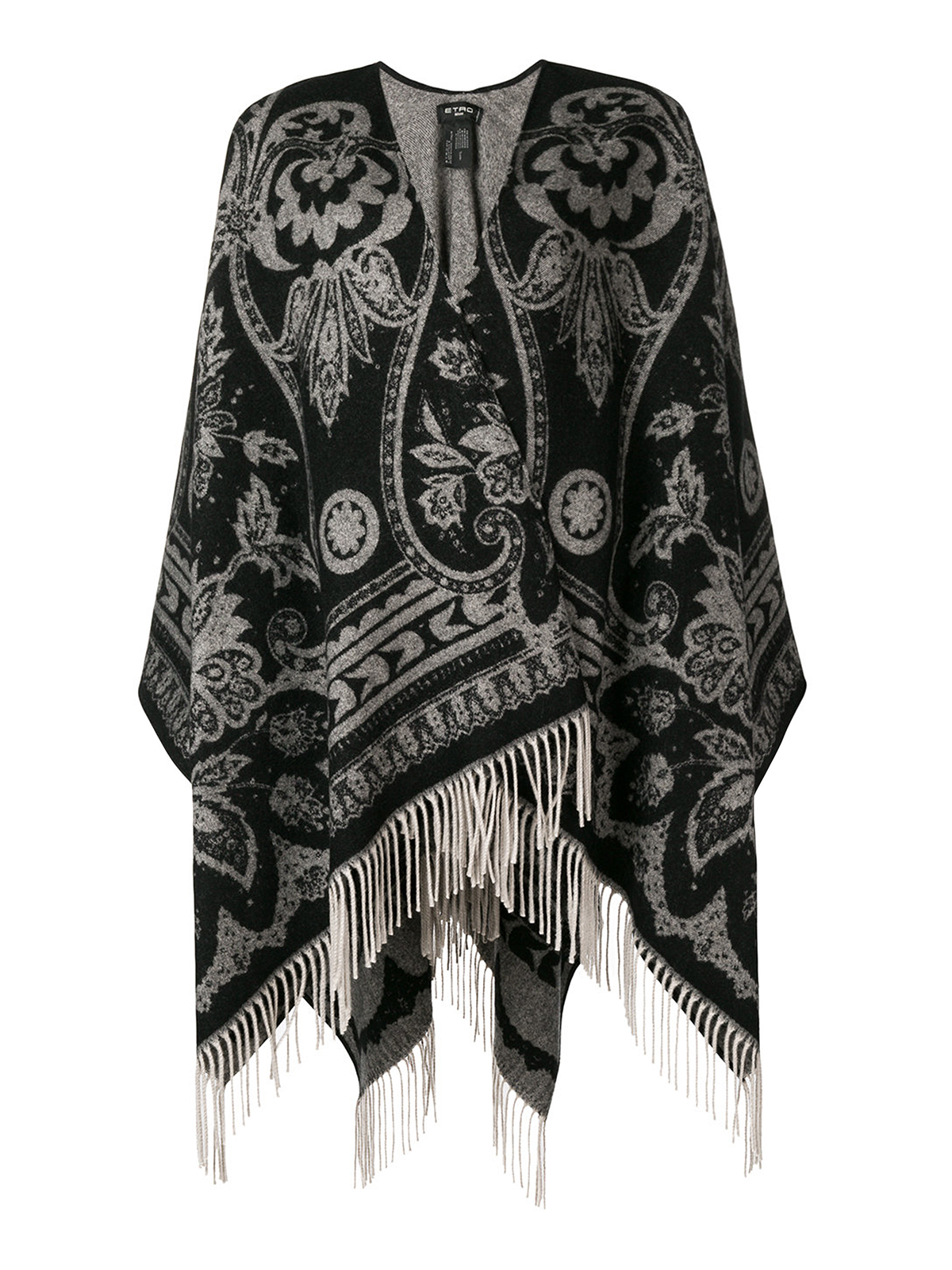 Capes & Ponchos Etro - Paisley jacquard cashmere cape - 1733897921