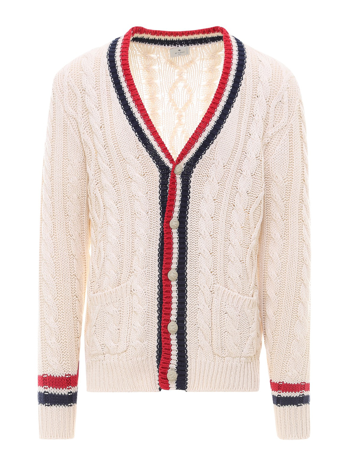 Etro - Cable knit cotton cardigan - cardigans - 1M50499010991 | iKRIX.com