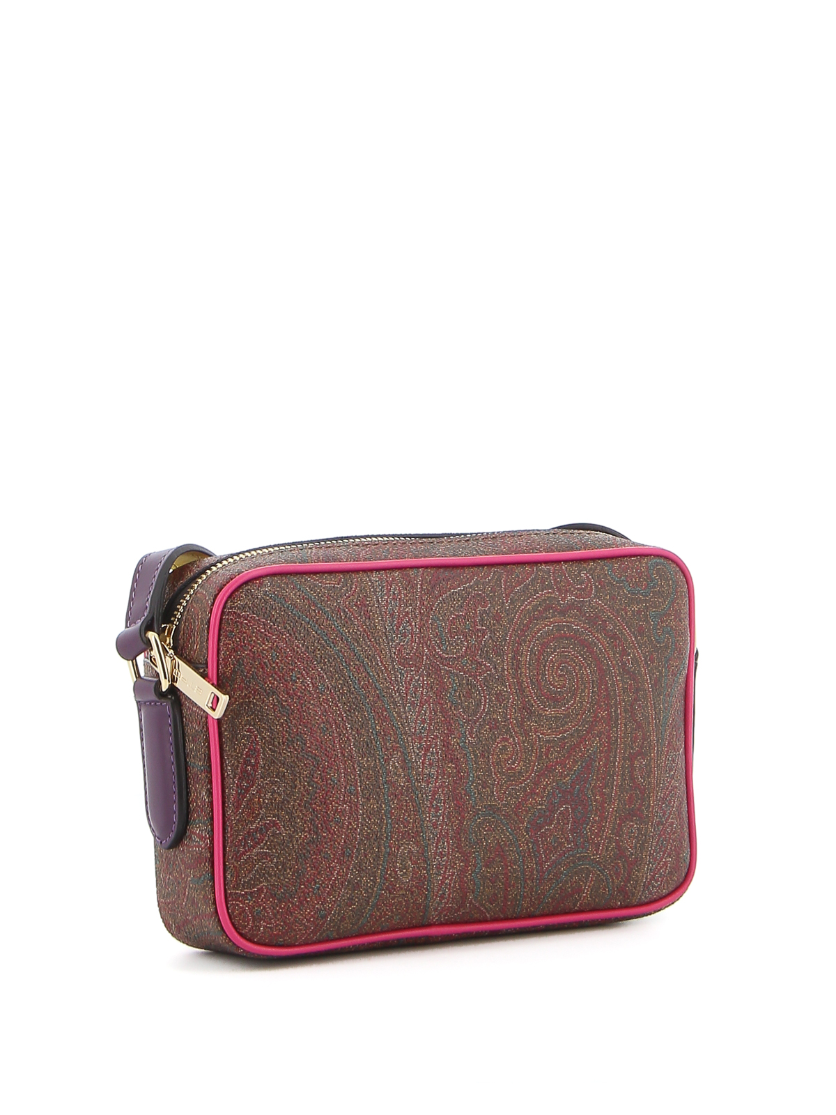 Cross body bags Etro Paisley pattern coated cotton bag 0N02980408000