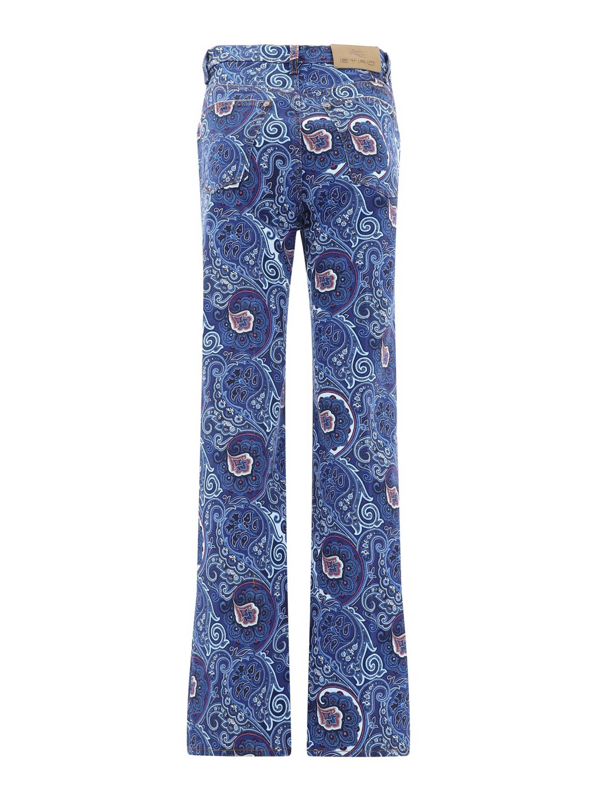 Flared jeans Etro - Paisley print flared jeans - 137059830200 | iKRIX.com