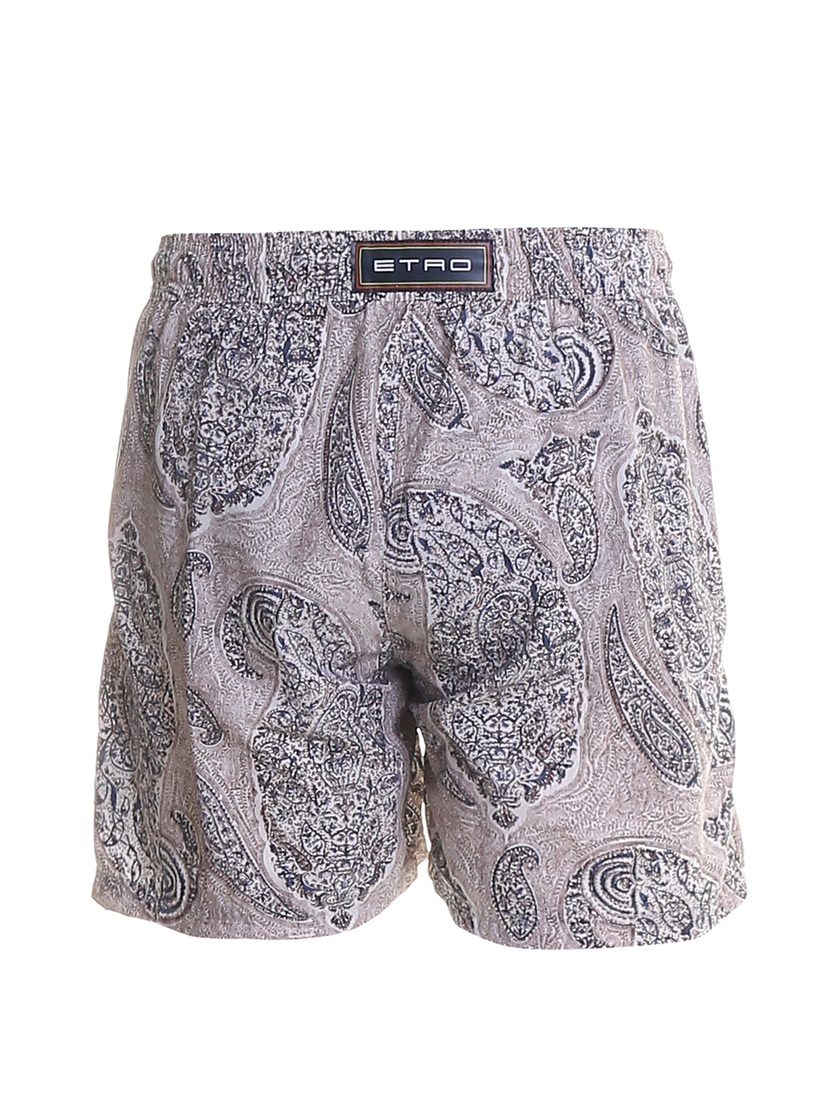 paisley swim trunks